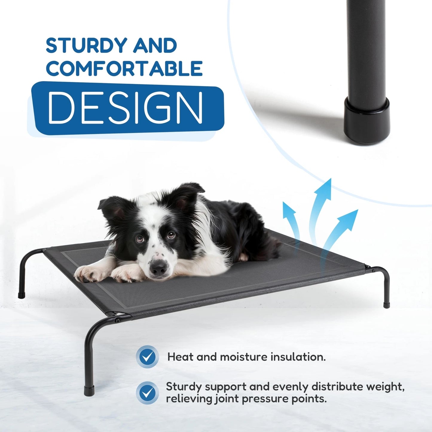 Cooling Elevated Dog Bed （Large for up to 40kg）