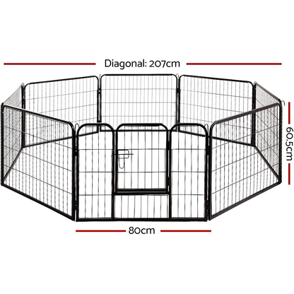 Large Pet Playpen with 8 Panels
